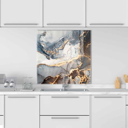 Wallity Pintura Decorativa de Vidrio Templado Multicolor 60 x 60 cm